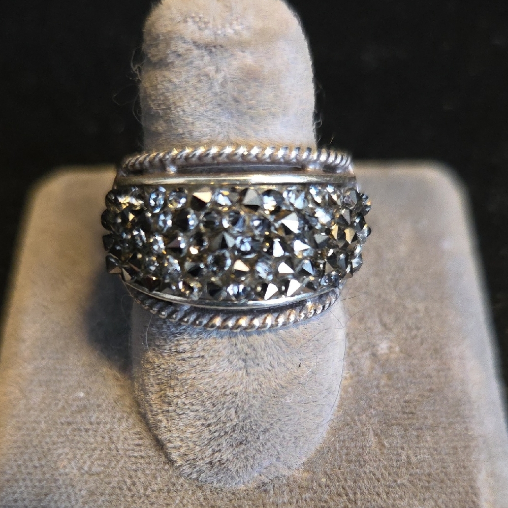 Brighton Retired Marcasite Ring Size 7.5